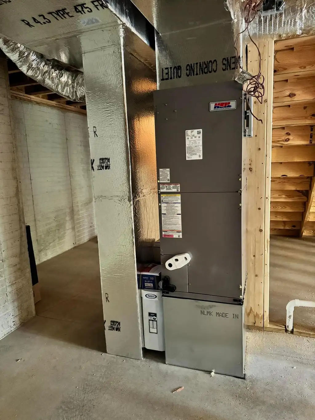 Furnace installation